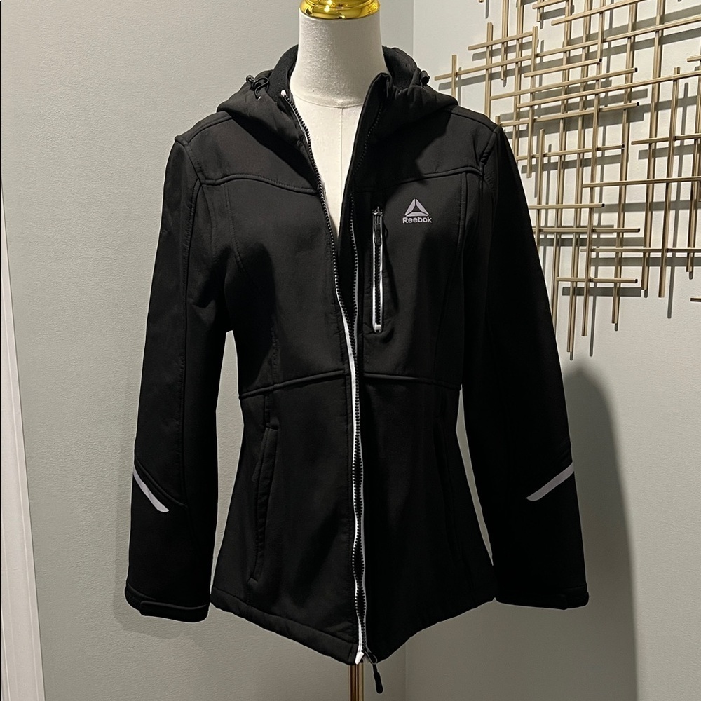 Reebok Women's Black Ski Jacket with Hood